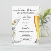 Eucalyptus Gouden Cocktails & Brouwsels Koppels Do Kaart (Staand voorkant)