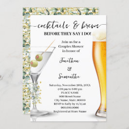 Eucalyptus Gouden Cocktails & Brouwsels Koppels Do Kaart