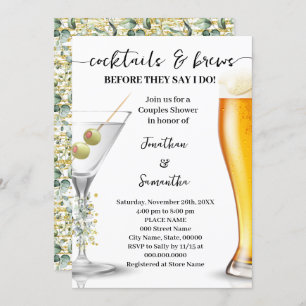 Eucalyptus Gouden Cocktails & Brouwsels Koppels Do Kaart