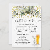 Eucalyptus Gouden Cocktails en Brews Koppels Douch Kaart (Voorkant)