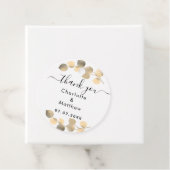 Eucalyptus gouden dank je trouwfeest bedankjes labels (In situ)