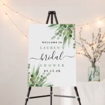 Eucalyptus & Gouden Glitter Bruiloftsborrel Bord