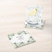 Eucalyptus gouden Waterverf bruiloft Kartonnen Onderzetters (Insitu)