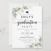 Eucalyptus Graduation Party Uitnodiging (Voorkant)