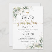 Eucalyptus Graduation Party Uitnodiging (Voorkant)