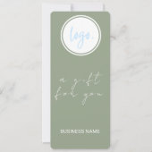 EUCALYPTUS GREEN BUSINESS LOGO CADEAUBON (Voorkant)