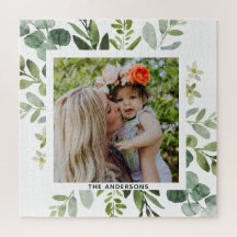 Eucalyptus Green Foliage Family Photo Square