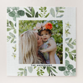Eucalyptus Green Foliage Family Photo Square Legpuzzel