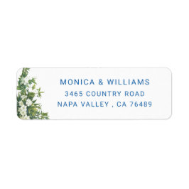 Eucalyptus Green Foliage Return Address Label