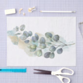 Eucalyptus Green Foliage Waterverf Tissuepapier (Craft)