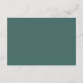 EUCALYPTUS GREEN FOLIAGE WATERVERF WEDDING RSVP INFORMATIEKAARTJE (Achterkant)