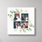 Eucalyptus Green Foliage Weddenschap Fotoplein Canvas Afdruk (Voorkant)