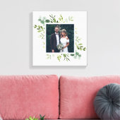 Eucalyptus Green Foliage Weddenschap Fotoplein Canvas Afdruk (Insitu (Woonkamer))