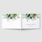 Eucalyptus Green Foliage Weddenschap Gastenboek (Volledig)