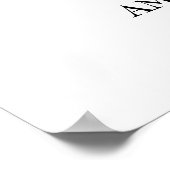 Eucalyptus Green Foliage Weddenschap WelkomstPoste Poster (Hoek)