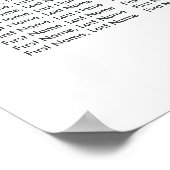 Eucalyptus Green Foliage Wedding Seding Chart Poster (Hoek)