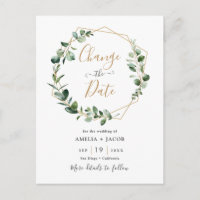 Eucalyptus Green Geometric Wijzig de datum