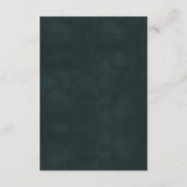 Eucalyptus Green Gold Foil Foliage Weddenschap RSV Informatiekaartje (Achterkant)