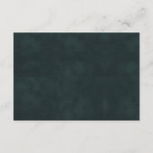 EUCALYPTUS GREEN GOLD FOLIAGE WEDDING RECEPT INFORMATIEKAARTJE (Achterkant)