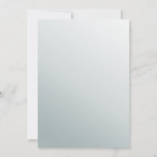 Eucalyptus Green Het is een Baby shower uitnodigin Kaart (Achterkant)