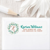 Eucalyptus Green Leafs Wreats Beauty & Wellness Etiket (Insitu)