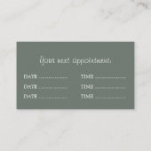 Eucalyptus green leaves visitekaartje (Achterkant)