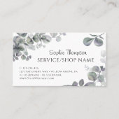 Eucalyptus green leaves visitekaartje (Voorkant)