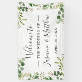 Eucalyptus Green Leaves Wedparty Spandoek (Verticaal)