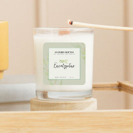 Eucalyptus Green Product Label Sticker