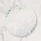 Eucalyptus Green Travel Vrijgezellenfeest Favor Ta Bedankjes Labels (Achterkant)