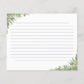 Eucalyptus Green Waterverf Vrijgezellenfeest Recip (Achterkant)