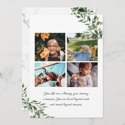 Eucalyptus Greenergy | Programma voor herdenking v (Voorkant / Achterkant)