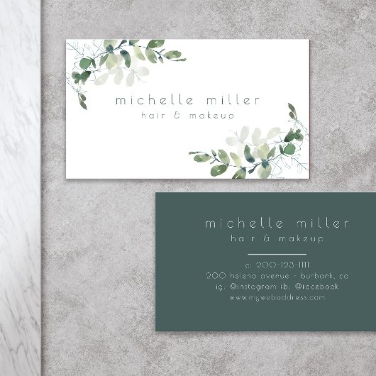 Eucalyptus Greenergy Visitekaartje