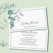 Eucalyptus Greenergy Visitekaartje