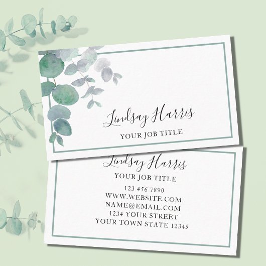 Eucalyptus Greenergy Visitekaartje