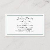 Eucalyptus Greenergy Visitekaartje (Achterkant)