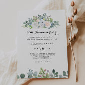 Eucalyptus Greenery 50th Wedding Jubileum Kaart