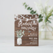 Eucalyptus Greenery AFSTUDEERDER BBQ Briefkaart (Staand voorkant)