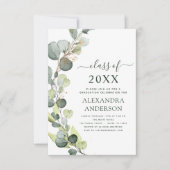 Eucalyptus Greenery Afstuderen Klasse 2023 Kaart (Voorkant)