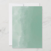 Eucalyptus Greenery Arch Baptisme Kaart (Achterkant)