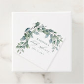 Eucalyptus Greenery Baby shower Bedankjes Labels (In situ)