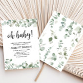 Eucalyptus Greenery Baby shower Kaart