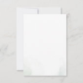 Eucalyptus Greenery Baby shower Kaart (Achterkant)