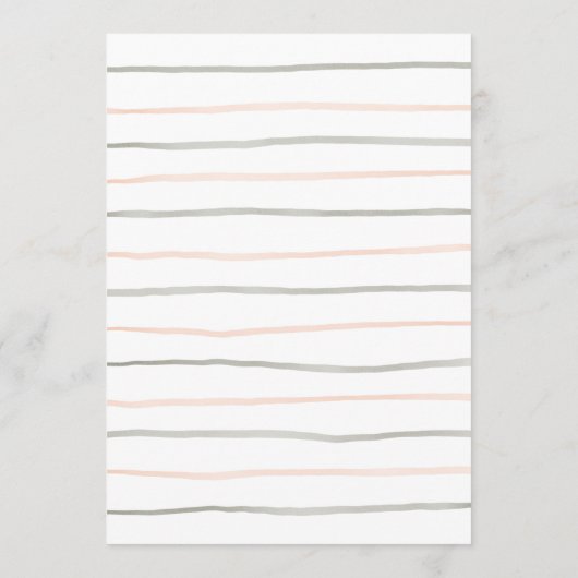 Eucalyptus Greenery Ballon Diaper Raffle Kaart (Achterkant)