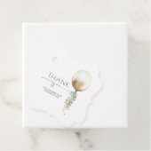 Eucalyptus Greenery Ballon Weddenschap Bedankt Bedankjes Labels (In situ)