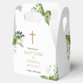 Eucalyptus Greenery Baptism Christening Bedankdoosjes (Geopend)