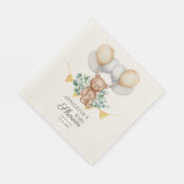 Eucalyptus Greenery Barly Wait Beer Baby shower Servet (Hoek)