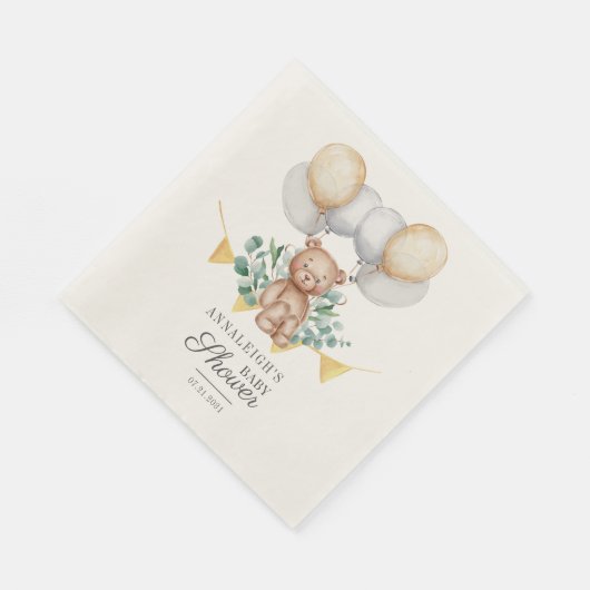 Eucalyptus Greenery Barly Wait Beer Baby shower Servet (Hoek)