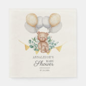 Eucalyptus Greenery Barly Wait Beer Baby shower Servet (Voorkant)