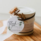 Eucalyptus Greenery Bedankt Sage Green Bedankjes Labels